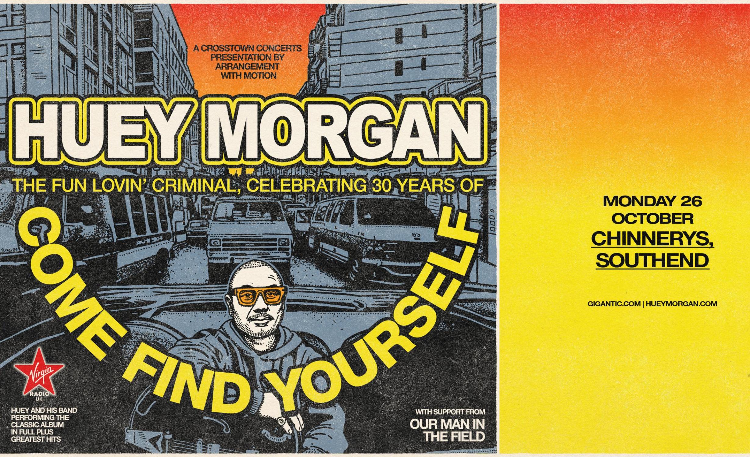 Huey Morgan, The Fun Lovin’ Criminal: 2026 Autumn Tour  tickets