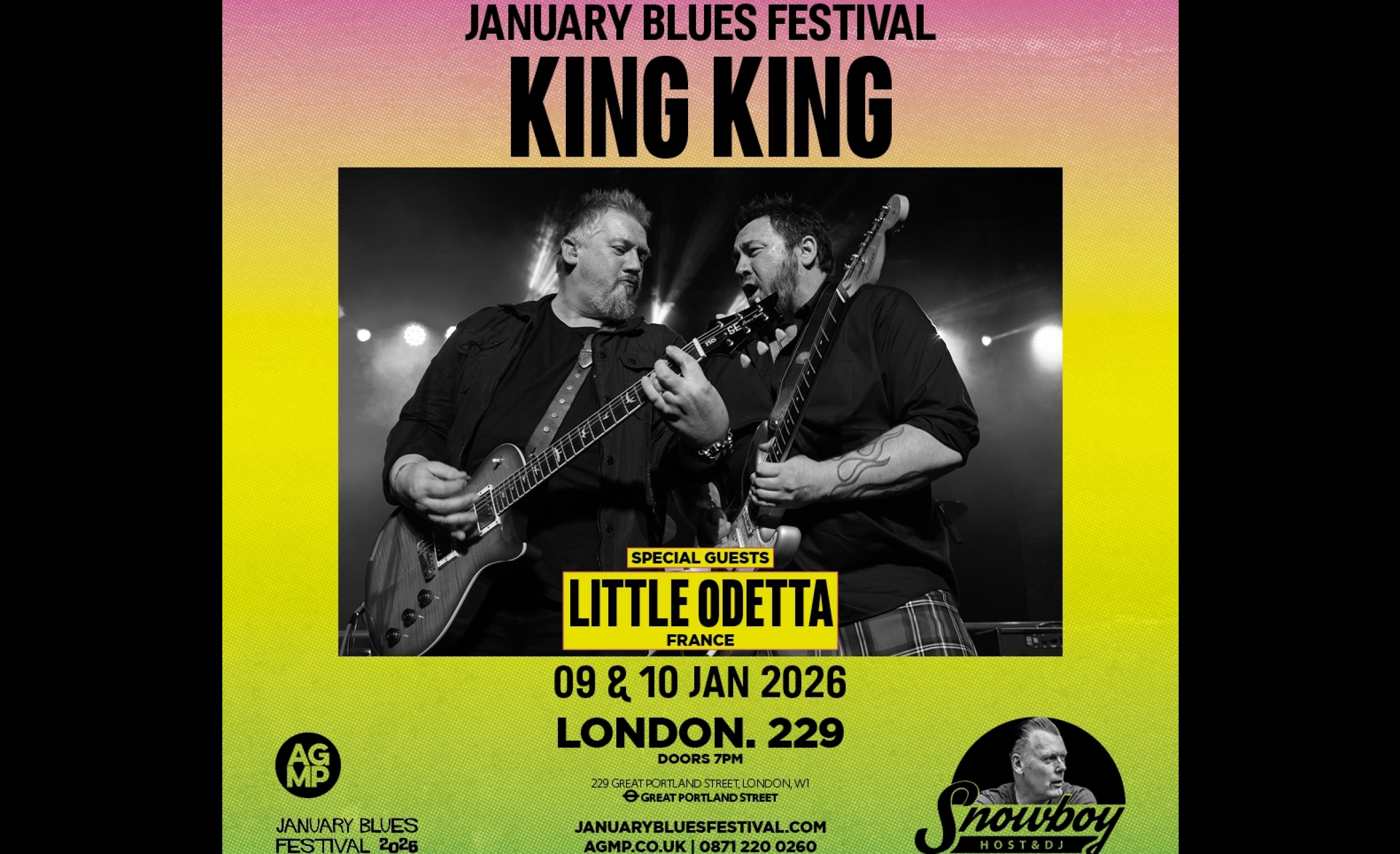 January Blues Festival: KING KING + LITTLE ODETTA tickets