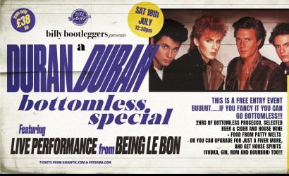A Duran Duran Bottomless Special - LIVE  at Billy Bootleggers Newcastle, Newcastle Upon Tyne