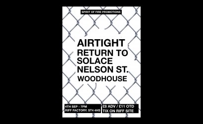 Airtight   at Riff Factory, Stoke On Trent