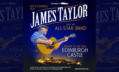 An evening with James Taylor and his All-Star Band  at Edinburgh Castle, Edinburgh