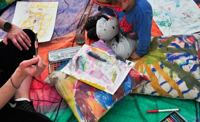 Assunta and Lou After School Art Club  at Nottingham Central Library, Nottingham