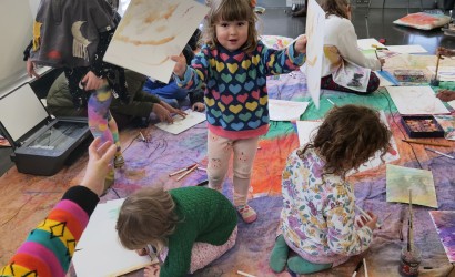 Assunta and Lou After School Art Club  at Nottingham Central Library, Nottingham