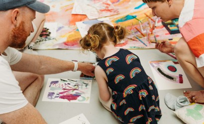 Assunta and Lou After School Art Club  at Nottingham Central Library, Nottingham