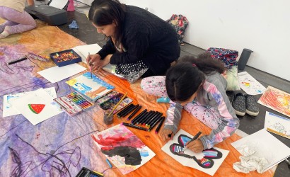 Assunta and Lou After School Art Club  at Nottingham Central Library, Nottingham