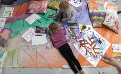 Assunta and Lou After School Art Club  at Nottingham Central Library, Nottingham