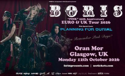 BORIS - PINK 20TH ANNIVERSARY UK TOUR  at Oran Mor, Glasgow 