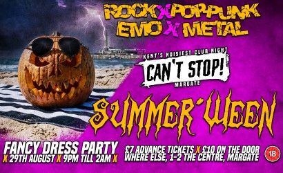 Can't Stop! Summer'ween  at Where Else?, Margate