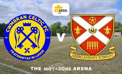 Cwmbran Celtic v Abergavenny Town  at The Motazone Arena @ Celtic Park, Cwmbran
