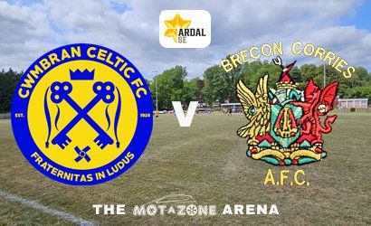Cwmbran Celtic v Brecon Corries  at The Motazone Arena @ Celtic Park, Cwmbran