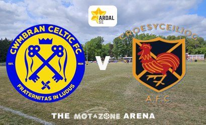 Cwmbran Celtic v Croesyceiliog  at The Motazone Arena @ Celtic Park, Cwmbran