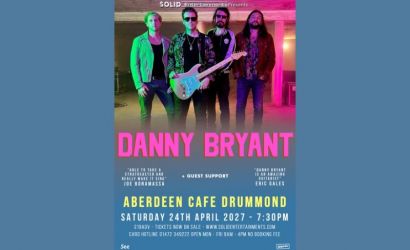Danny Bryant  at Cafe Drummond, Aberdeen
