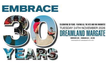 EMBRACE - CELEBRATING 30 YEARS  at Dreamland, Margate