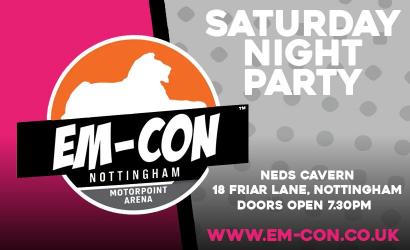 Em-Con Nottingham 2026 - Saturday Night Party  at Southbank Bar - Nottingham City, Nottingham