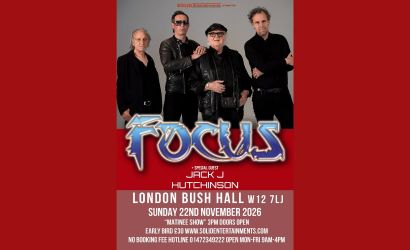 Focus - Matinee Show  at Bush Hall, London