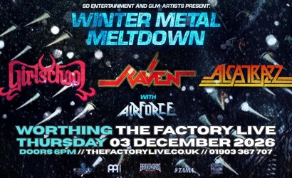 Girlschool + Raven + Alcatrazz + Airforce  at The Factory, Worthing