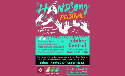 Hand Song 2026  at Jubilee Central, Hull