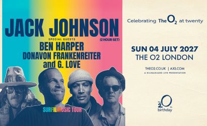 Jack Johnson  at The O2 arena, London