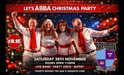 LET’S ABBA CHRISTMAS PARTY  at Beeston Victory Club, Nottingham