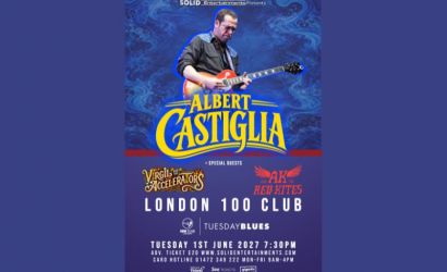 London 100 Club Tuesday Blues: ALBERT CASTIGLIA / VIRGIL & THE ACCELERATORS / AK & THE RED KITES  at 100 Club, London