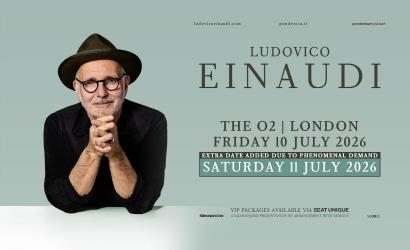 Ludovico Einaudi  at The O2 arena, London