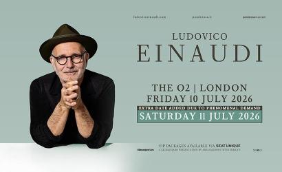 Ludovico Einaudi  at The O2 arena, London
