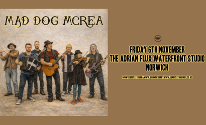 Mad Dog Mcrea  at The Adrian Flux Waterfront Studio, Norwich