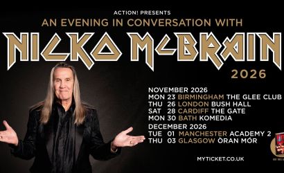 Nicko McBrain - An Evening In Conversation With  at Oran Mor, Glasgow 
