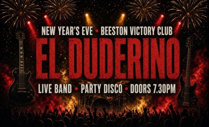 NYE PARTY - LIVE BAND EL DUDERINO PLUS PARTY DISCO  at Beeston Victory Club, Nottingham