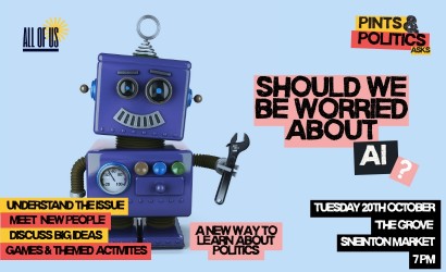 Pints & Politics - Should we be worried about AI?  at The Grove, Nottingham