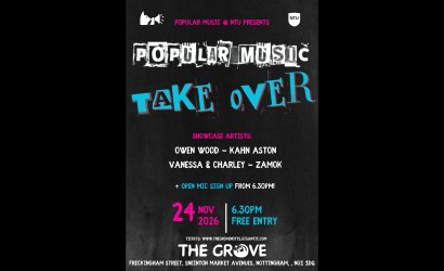 Popular Music Takeover  at The Grove, Nottingham