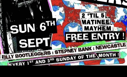 Prehistoric Sounds Presents: Mystery Action + Sin City Rockers  at Billy Bootleggers Newcastle, Newcastle Upon Tyne
