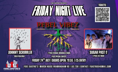 Rebel Vibez  at Fidel Gastro's Social Club, Luton