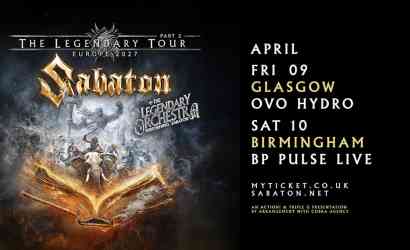 Sabaton - The Legendary Tour  at OVO Hydro, Glasgow
