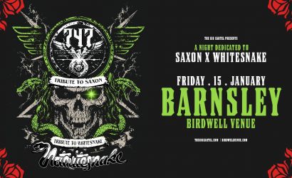Saxon Tribute 747  at The Birdwell Venue, Barnsley