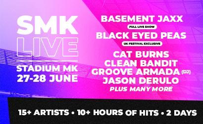 SMK Live - Basement Jaxx & Black Eyed Peas  at Stadium MK, Milton Keynes
