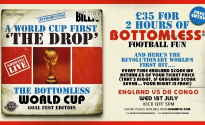 The Drop - Bottomless World Cup Action - England vs DR Congo  at Billy Bootleggers Newcastle, Newcastle Upon Tyne