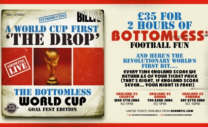 The Drop - Bottomless World Cup Action - England vs Panama  at Billy Bootleggers Newcastle, Newcastle Upon Tyne