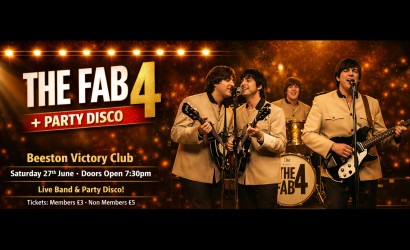 The Fab 4  at Beeston Victory Club, Beeston