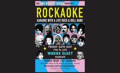 The Joe Bulley Band presents: ROCKAOKE  at Where Else?, Margate