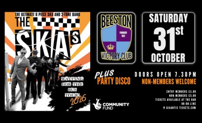 The Skas Live @ Beeston Victory Club Plus Party Disco  at Beeston Victory Club, Beeston