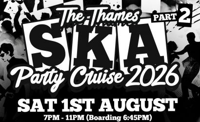 THE THAMES PARTY CRUISE  at Temple Pier, London