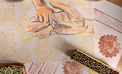 Traces of Connection: Natural Dye & Block Print  at Bulwell Library, Nottingham