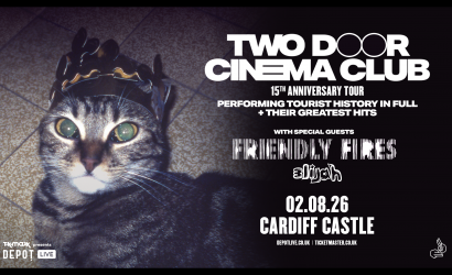 Two Door Cinema Club - 15th Anniversary Tour performing Tourist History in full & greatest hits  at Cardiff Castle, Cardiff