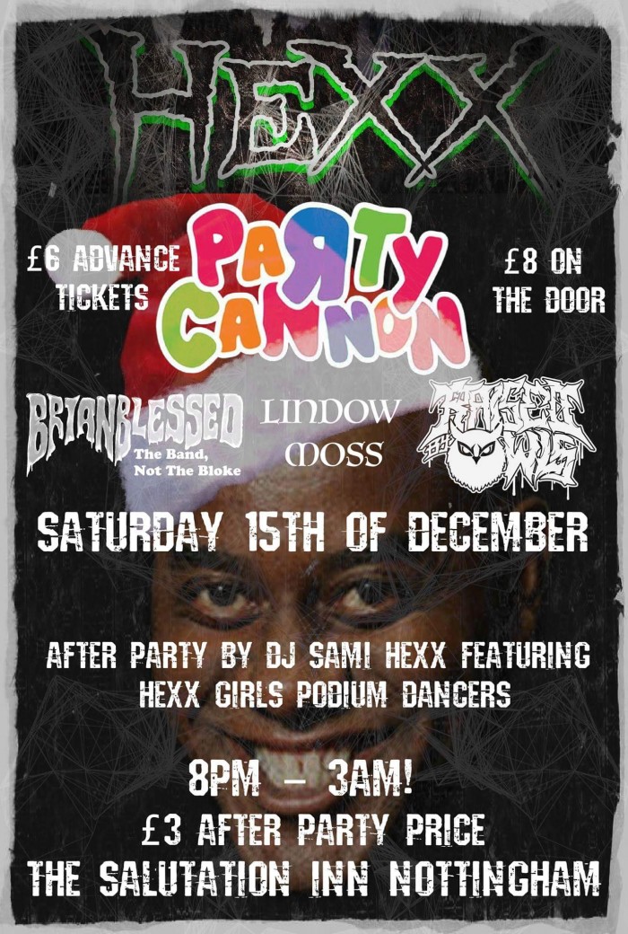 hexx featuring party cannon raised by owls lindow moss and brian