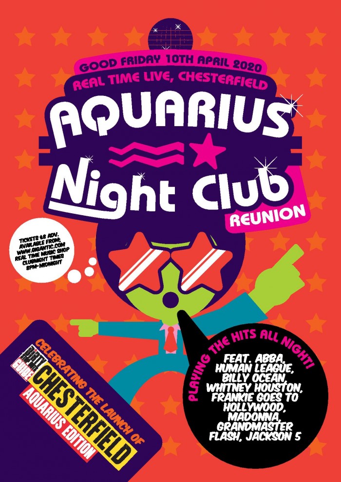 Aquarius Night Club Reunion Tickets Real Time Live, Chesterfield 10