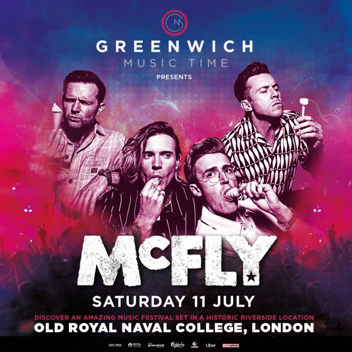 Greenwich Music Time McFly Tickets Old Royal Naval College, London