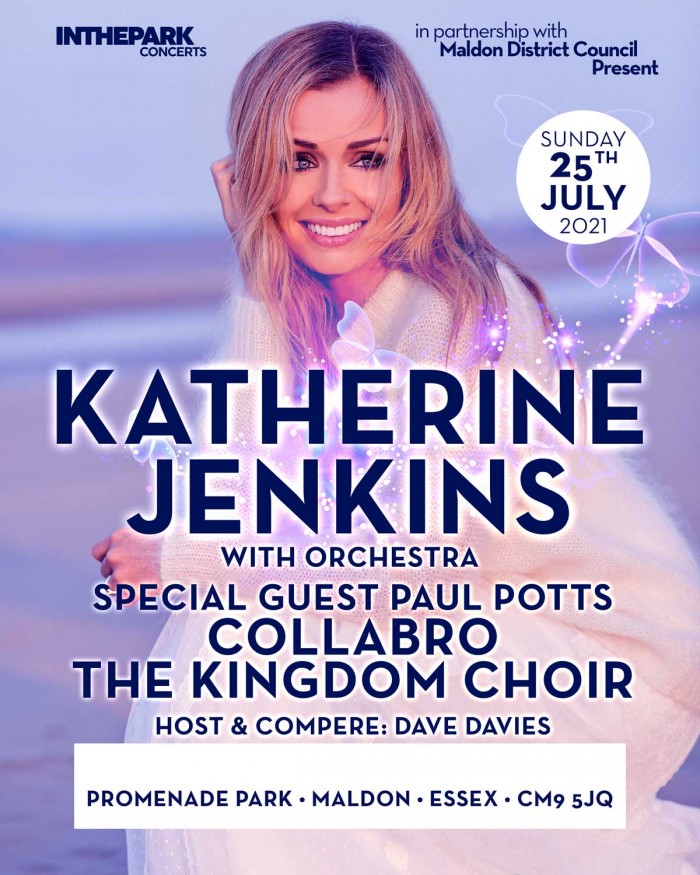 Katherine Jenkins with Orchestra Tickets - Promenade Park, Essex - 25 ...