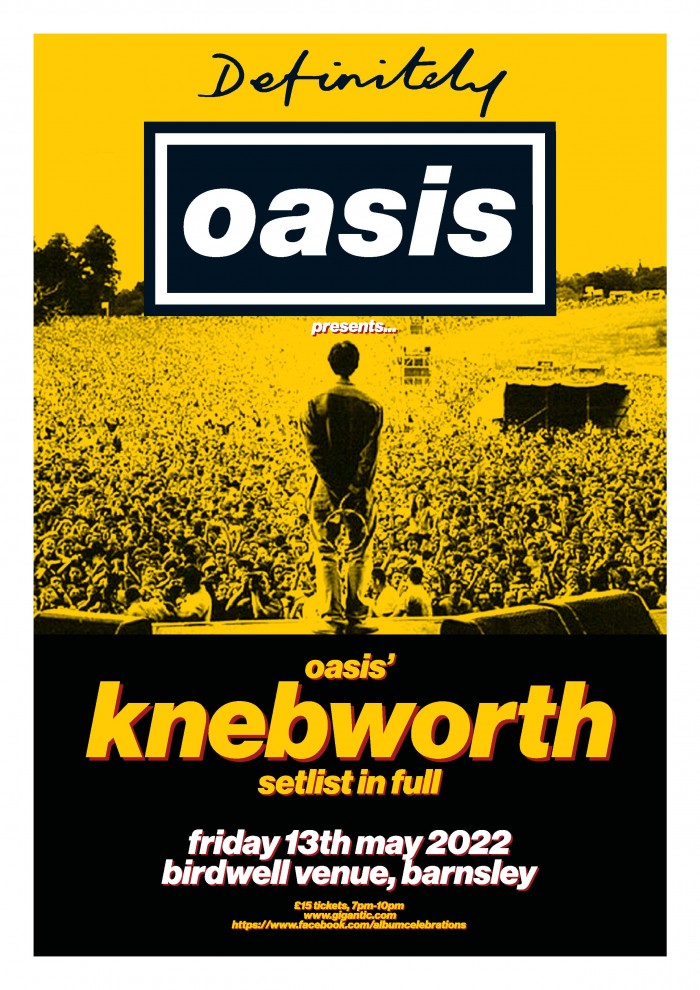 Definitely Oasis presents Tickets The Birdwell Venue, Barnsley 13