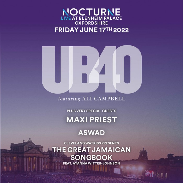 UB40 feat Ali Campbell - Nocturne Live at Blenheim Palace